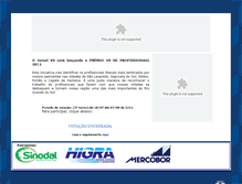 Tablet Screenshot of profissionais.jornalvs.com.br