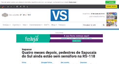 Desktop Screenshot of jornalvs.com.br