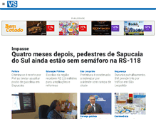 Tablet Screenshot of jornalvs.com.br